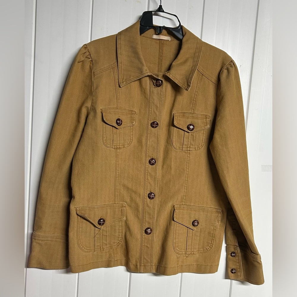 Forever 21 Camel Herringbone Jacket